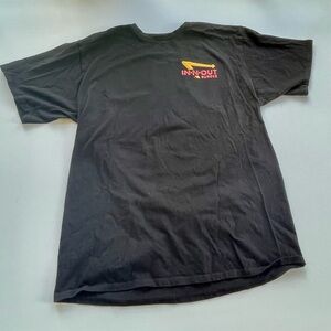 In N Out Shirt Adult Short Sleeve Pullover Tee Golden Hour Graphic Size Large